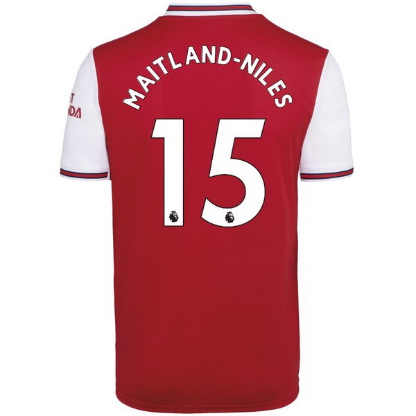 Camiseta Arsenal NO.15 Maitland Niles Replica Primera Ropa 2019/20 Rojo